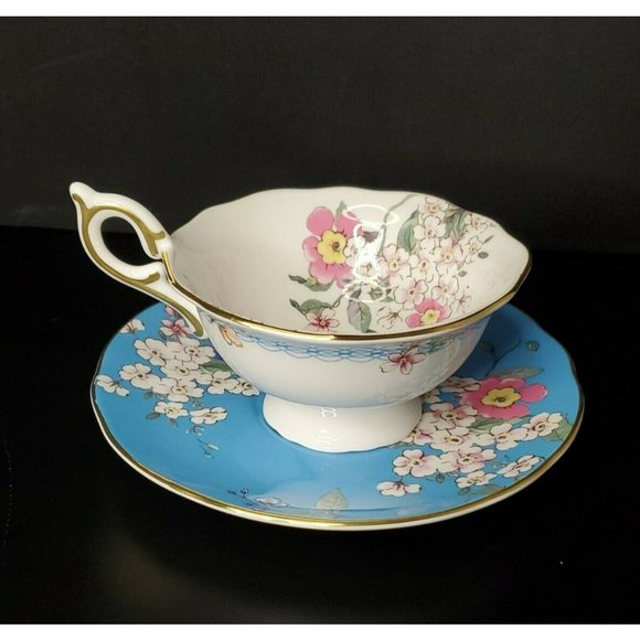 Wedgwood Wonderlust Apple Blossom Tea Cup Saucer 6.1 Fl Oz 180 Ml Wedding Gift - Picture 1 of 6